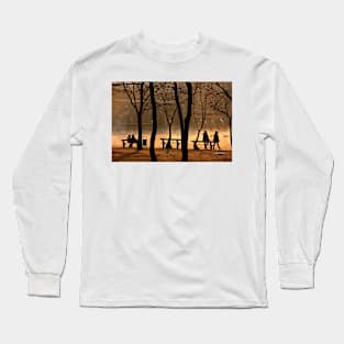 Day ending in Varosliget park Long Sleeve T-Shirt